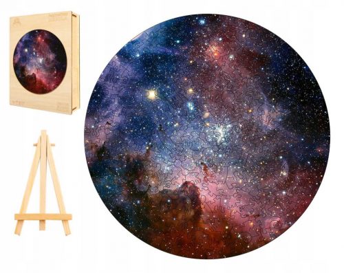  PUZZLE MARE DIN LEMN 280 BUCĂȚI GALAXY ÎN CUTIE DE LEMN