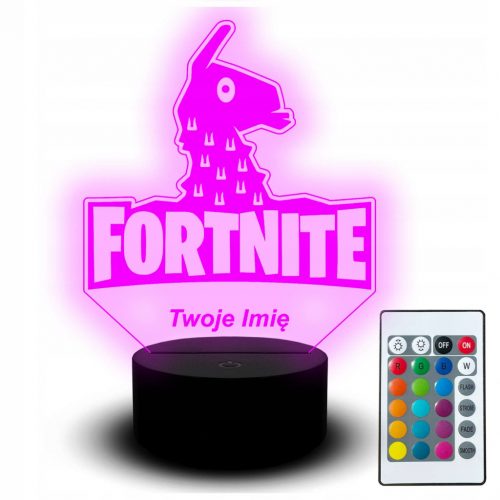  Gadget de Gravura 3D Statueta de Lumina de Noapte LED Pentru Figurinele Fortnite Player