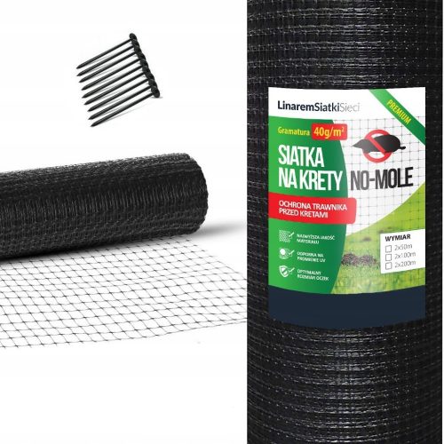  Plasa anti-aluniță Linarem SiatkiNo-Mole Premium 2x50 m 40 g/m2