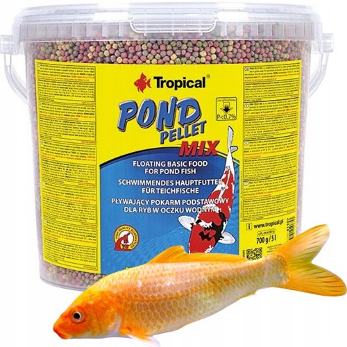  Tropical Pond Pellet Mix S hrana pentru peste 700 g 5 l