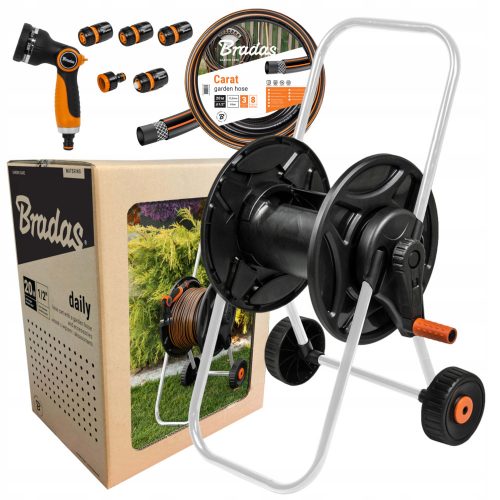  Set cărucior cu furtun Bradas Black Line ECO-AG26020SET1