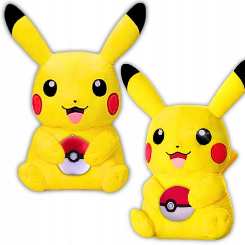  MASCOTA PIKACHU PELUȘ POKEMON MARE MOALE 40CM + GABRIEL POKEBALL