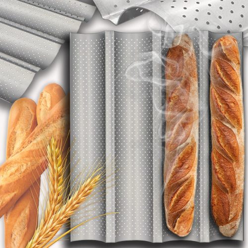 MALTĂ PENTRU 4 BAGUETTE Avocado Home 31 x 38cm