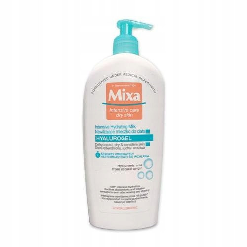  Mixa Hyalurogel lapte de corp hidratant hipoalergenic 400 ml