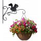  Umeraș pentru ghiveci 30x28cm SUPORT FLORI DECORATIVO VVERITĂ NEGRU