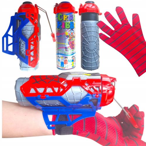  SPIDERMAN GLOVE NET SAU WATER LAUNCER SPERENTINE WATER SPRAYER 4in1