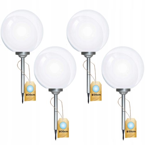  Lampa solara NNLED, alba, 71 cm, 4 buc.