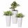  Ghiveci de flori Prosperplast 25 cm x 25 x 47,6 cm diametru 25 cm plastic alb + alte 2 produse