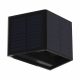  Lampa solara SuperLED, neagra, 9,8 cm, 1 buc.