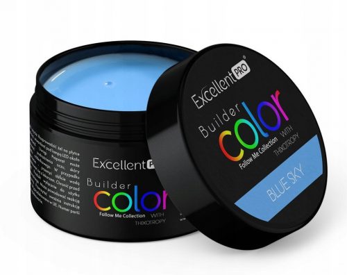  Excelent PRO Builder Color cu tixotropie Vezi Holo 15g gel de construcție