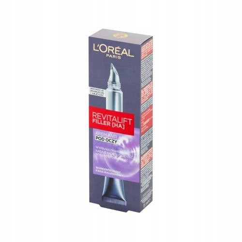  L'Oreal Revitalift Filler Anti-Age 15 ml crema antirid pentru ochi cu acid hialuronic