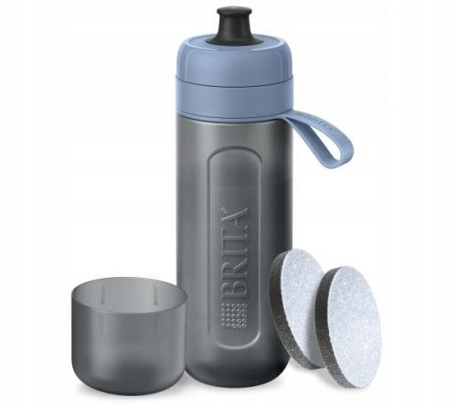  Flacon filtrant Brita Active albastru pastel cu 2 discuri