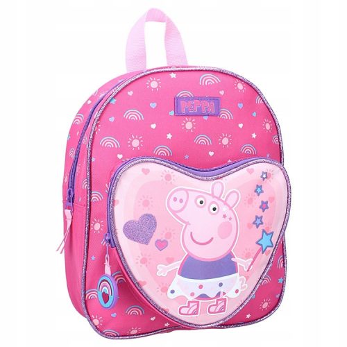  Rucsac cu un singur compartiment pentru gradinita Peppa Pig Vadobag pentru fete