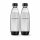  X2 SODASTREAM FUSE STICLE DE APĂ 1L - NEGRE PACK 2