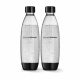  X2 SODASTREAM FUSE STICLE DE APĂ 1L - NEGRE PACK 2