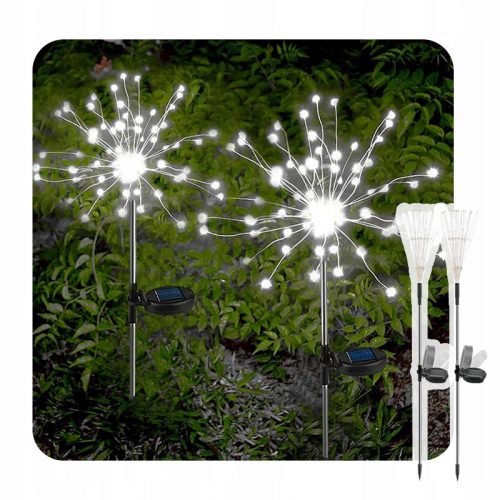  LAMPĂ SOLARĂ LED AGÂNĂT BRAD DANDELAND FIREWORKS ALB 150LED 2BUC