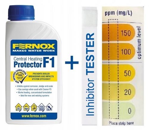  Fernox F1 inhibitor de coroziune + Tester TEST 500ml