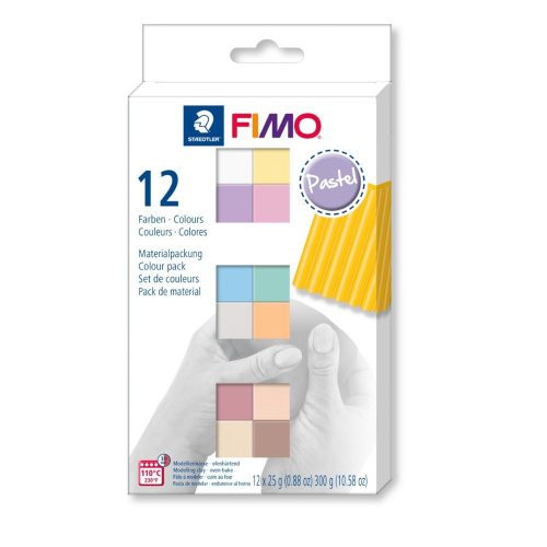  Set Fimo soft Pastel, masa termorezistenta