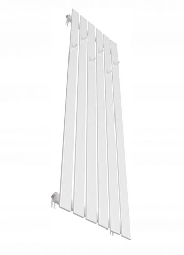  Radiator decorativ cu umerase BELLO HOOK 100x45 ALB LUCIU