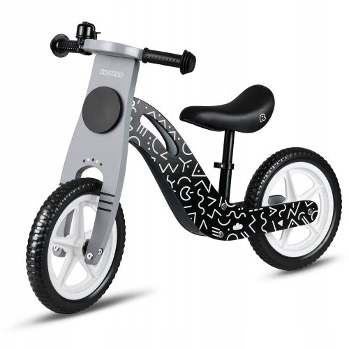  Bicicleta de echilibru RicoKids RC-615 8" Alb, Negru, Gri