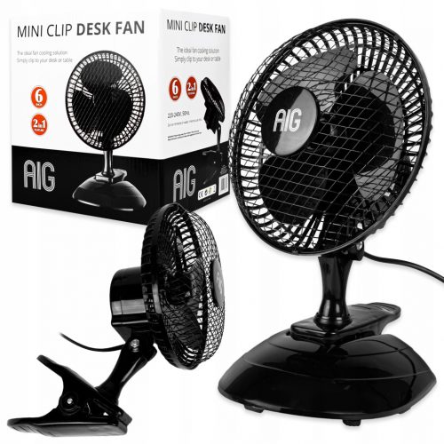  Ventilator de masă AIG 2 în 1, negru