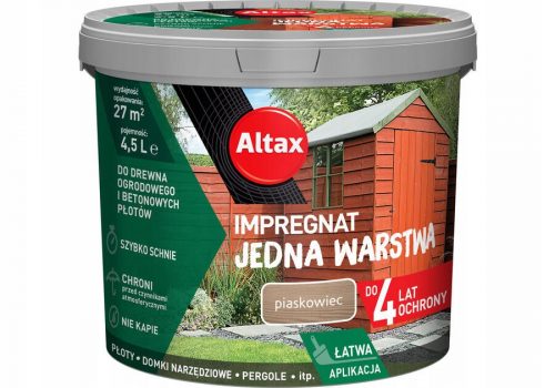  Altax Impregnare Lemn Gradina 4.5L Gresie