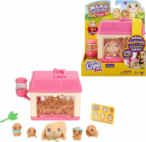  Moose Toys Little Live Pets Mama Surprise Minis Set Iepure Mic