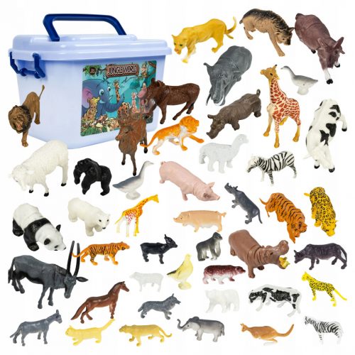  FIGURINES ANIMALE ANIMALE GRADINOILOR SET FIGURINETE WILD SAFARI BOX 58 EL