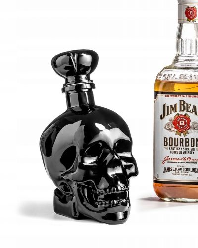  CRYSTAL CARAFE SKULL WHISKEY cadou de tip