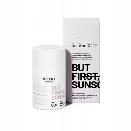  Veoli Botanica BUT FIRST SUNSCREEN 50 SPF crema de protectie UV fata pentru ziua 50 ml