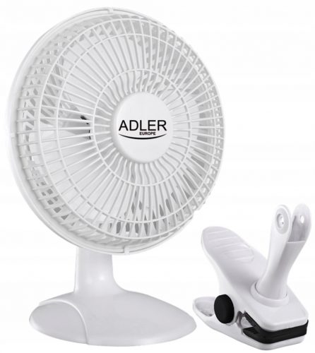  Ventilator alb de masă pentru birou cu clemă