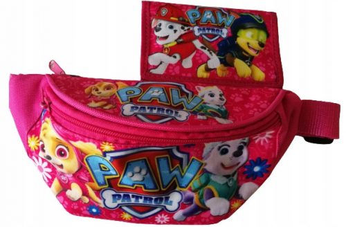  Geanta de talie PAW PATROL + Portofel roz Ca cadou