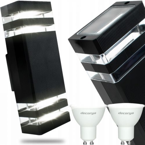  Aplic de grădină Masterled negru GU10 35 W + bec LED GU10 alb neutru 4000K 5W