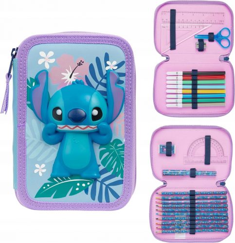  Trusa pliabilă cu un singur creioane DISNEY STITCH PINCcase PENTRU COPII