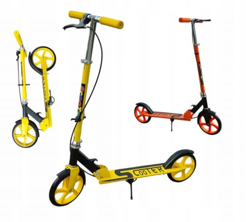  SCOOTER ROTI MARI 20cm pentru ADULT COPII, PLIABLE, FRANA DE mana