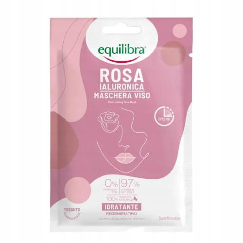  Mască de față hidratantă Equilibra Rose