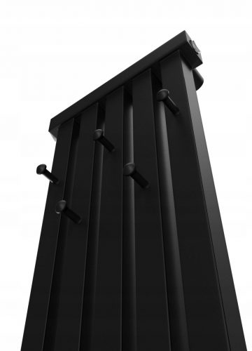  Radiator decorativ cu umerase CÂRLIG RADIATOR 100x46 NEGRU MAT