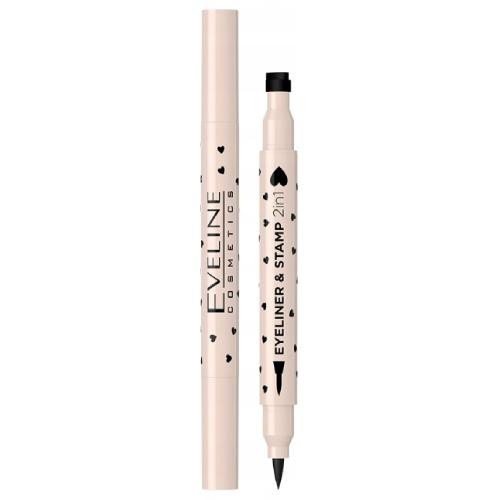  Eveline Cosmetics Eyeliner cu stampila Nr. 01 - Inima