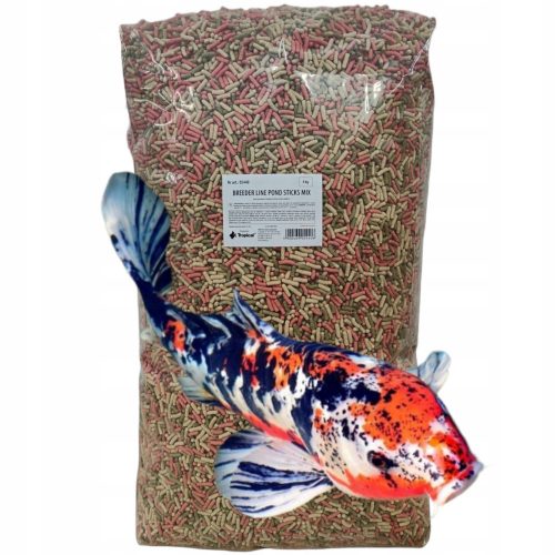  KOI PREMIUM MIX 50L 4kg BITȚE FLOTANTE HRANĂ PEȘTE 3 CULORI