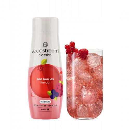  Sirop SodaStream Red Fruites Zero Flavour 440 ml