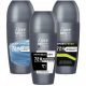  Dove Men+Care Antiperspirant roll-on 50 ml, trei tipuri