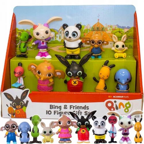  RABBIT BING SULA FLOP COCO BIG SET 10 FIGURINES FIGURINES