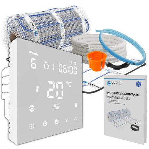  Covoraș de încălzire 3m² 160W/m² Set regulator