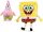  Set de mascota SpongeBob Patrick Mr. Sponge 28-33cm