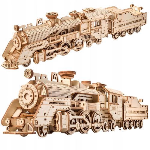  Little Story Wooden Puzzle Model Puzzle 3D DIY - Locomotiva