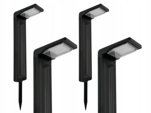  Lampa solara incastrata LED Plus neagra 58,5 cm 4 buc.