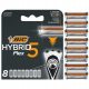  BIC HYBRID 5 FLEX BLISTER RETRILLS PENTRU SHARERS 8 BUC