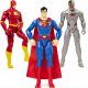  SUPERMAN FLASH CYBORG SET 3 FIGURINETE MOBILE DC COMICS MARI 30 CM