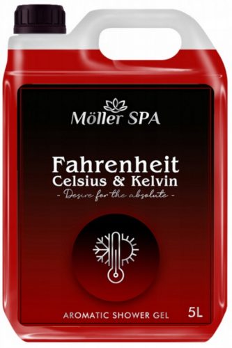  Gel de duș FAHRENHEIT CELSIUS & KELVIN cu parfum parfumat 5L