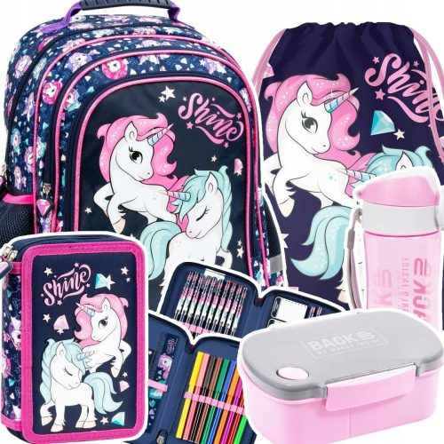  RUCSAC SCOALA PENTRU FATA UNICORN UNICORN + alte 4 produse